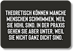 THORETTISCH KÖNNEN...