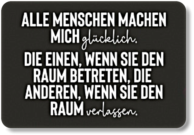 ALLEN MENSCHEN MACHEN...